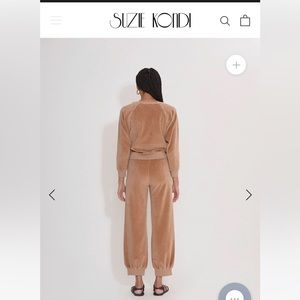 High Waist Harem Pants and top - Camel